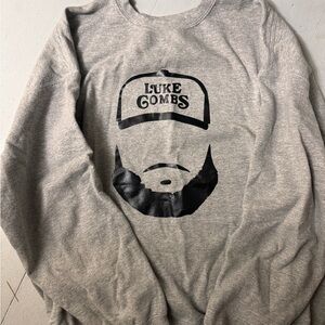 Luke Combs Gray Sweatshirt